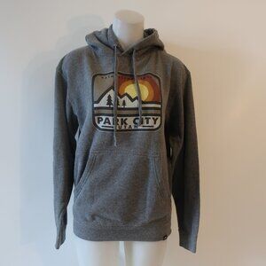 Mens Techstyles Gray "Park City, Utah" Hoodie S